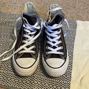 High Top Converse Dark Grey